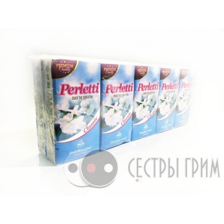 Бумажные носовые платочки Perletti