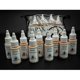 Набор акриловых PAX-красок Light/Med. Flesh Tones №4 MEL Products